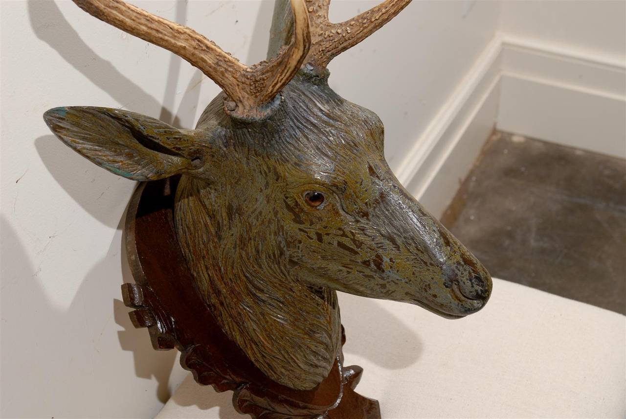 Carved Stag Head 2