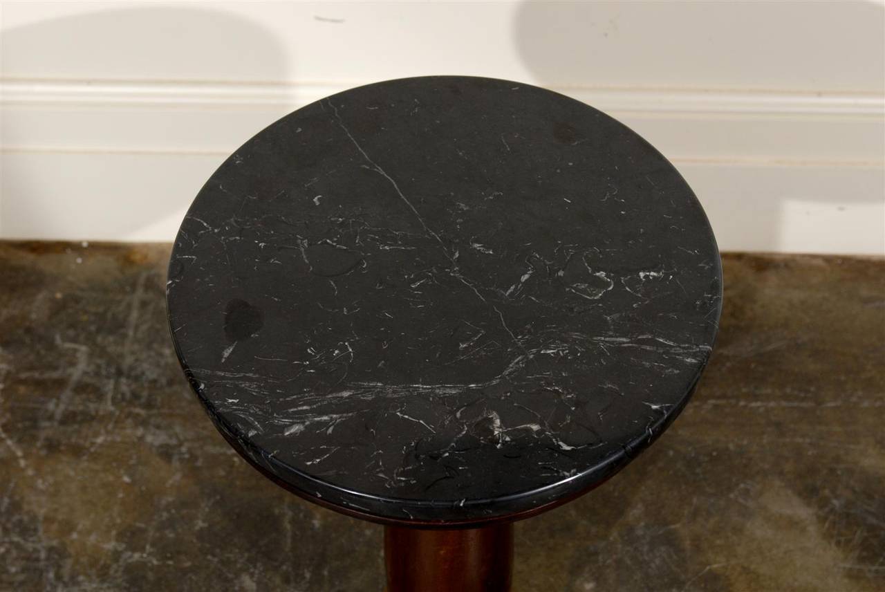Round French Empire Pedestal Table 1