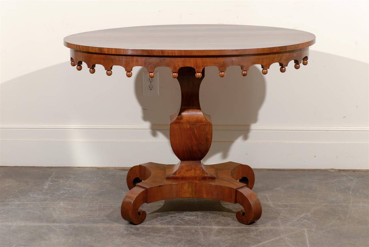 Oval Pedestal Table 1