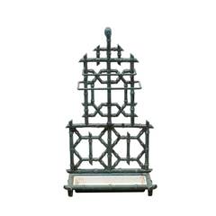 Faux Bamboo Iron Umbrella Stand