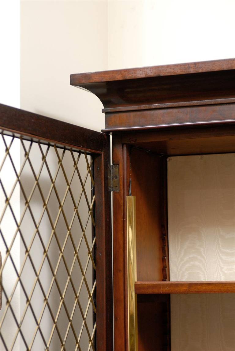 English Mahogany Bookcase or Cabinet 2