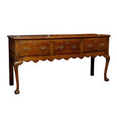 Antique English Dresser Base or Server