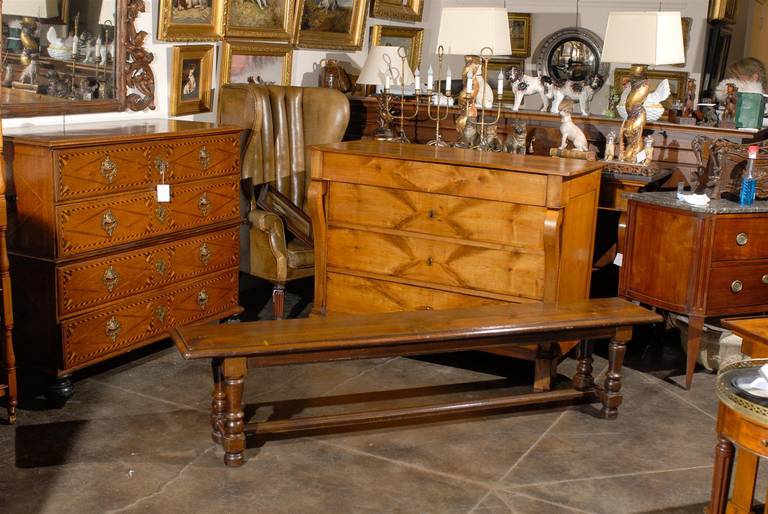 Long Wooden Bench 3