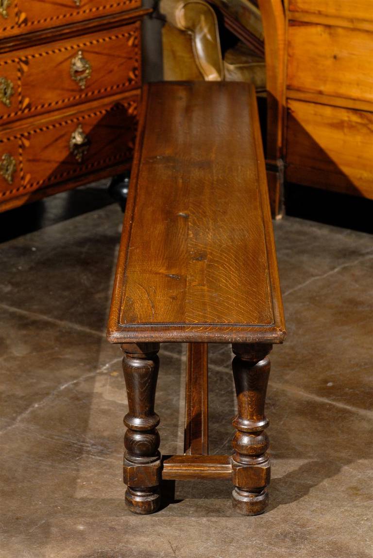 Long Wooden Bench 1