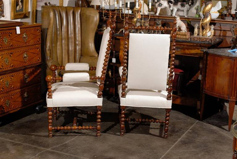 Pair of Bobbin Chairs In Excellent Condition In Atlanta, GA
