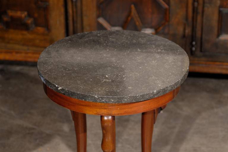 French Directoire Style Marble Top Guéridon Table from the Late 19th Century 5