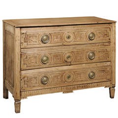 Antique Bleached Chest / Commode