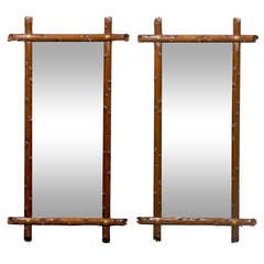 Pair of Carved Mirrors