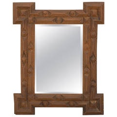 Tramp Art Mirror