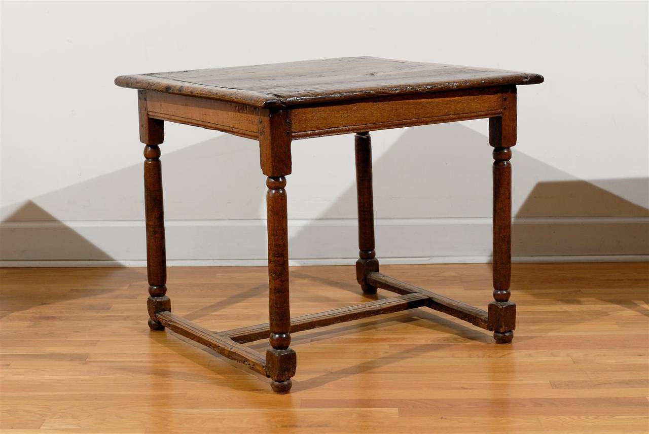 French table with rustic character.