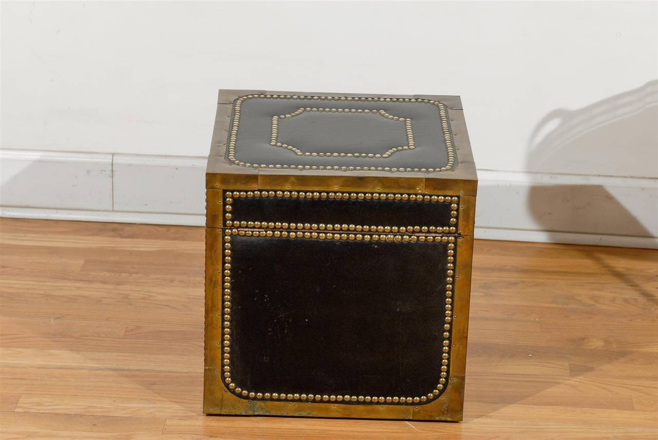 Leather and Brass Trunk 4