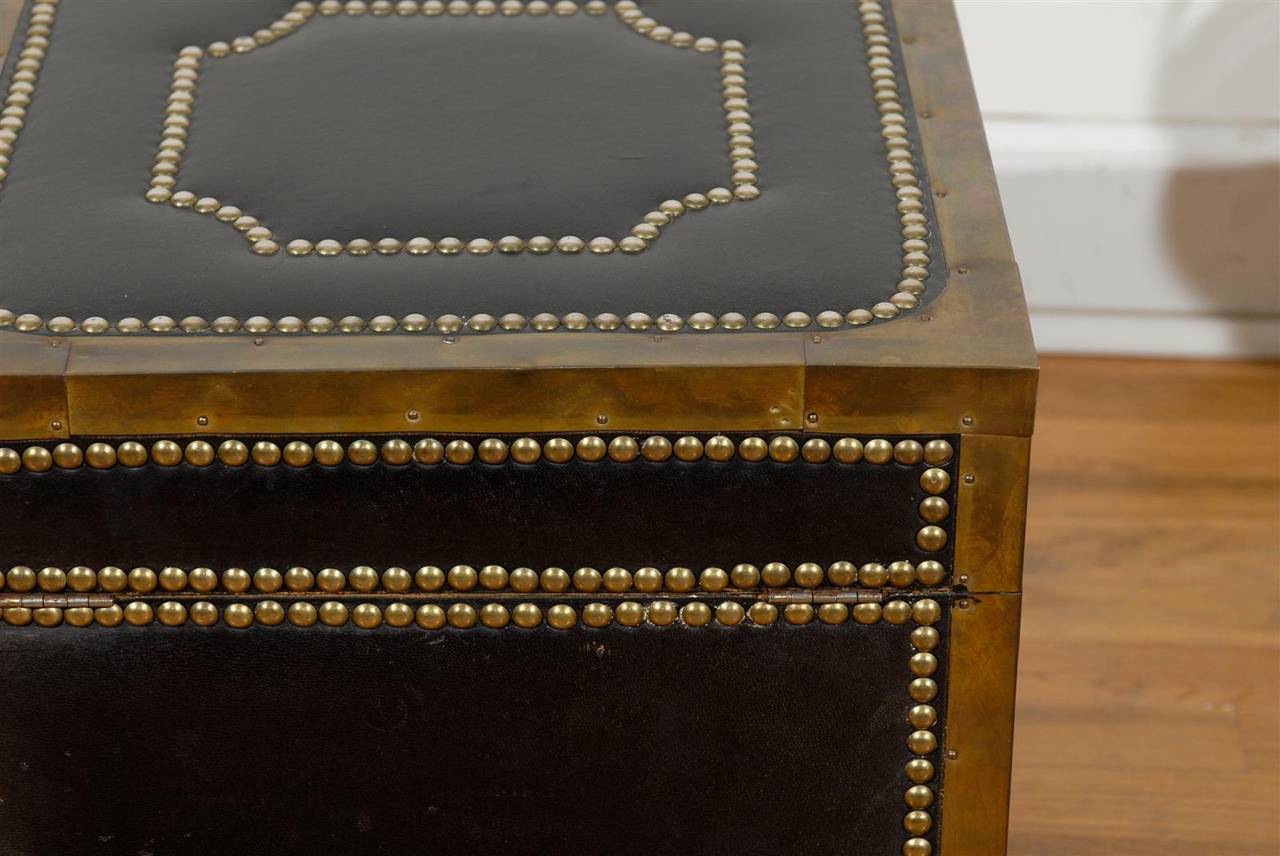 Leather and Brass Trunk 5