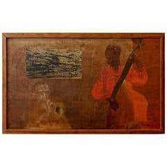 Abstract Jazz Painting by Avrum Rubenstein