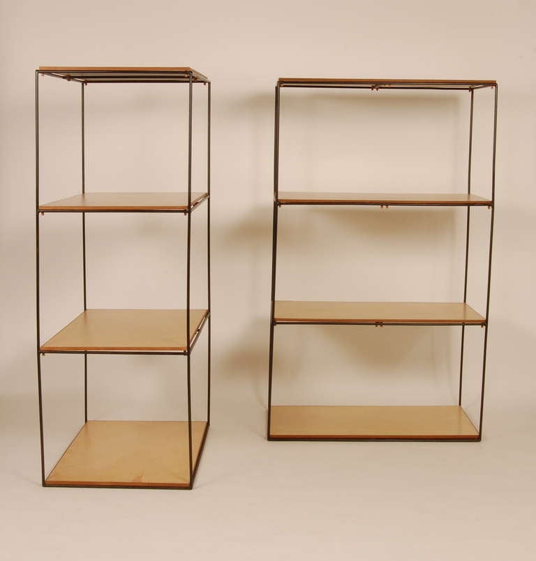 California Modern Iron Shelves In Excellent Condition In San Francisco, CA