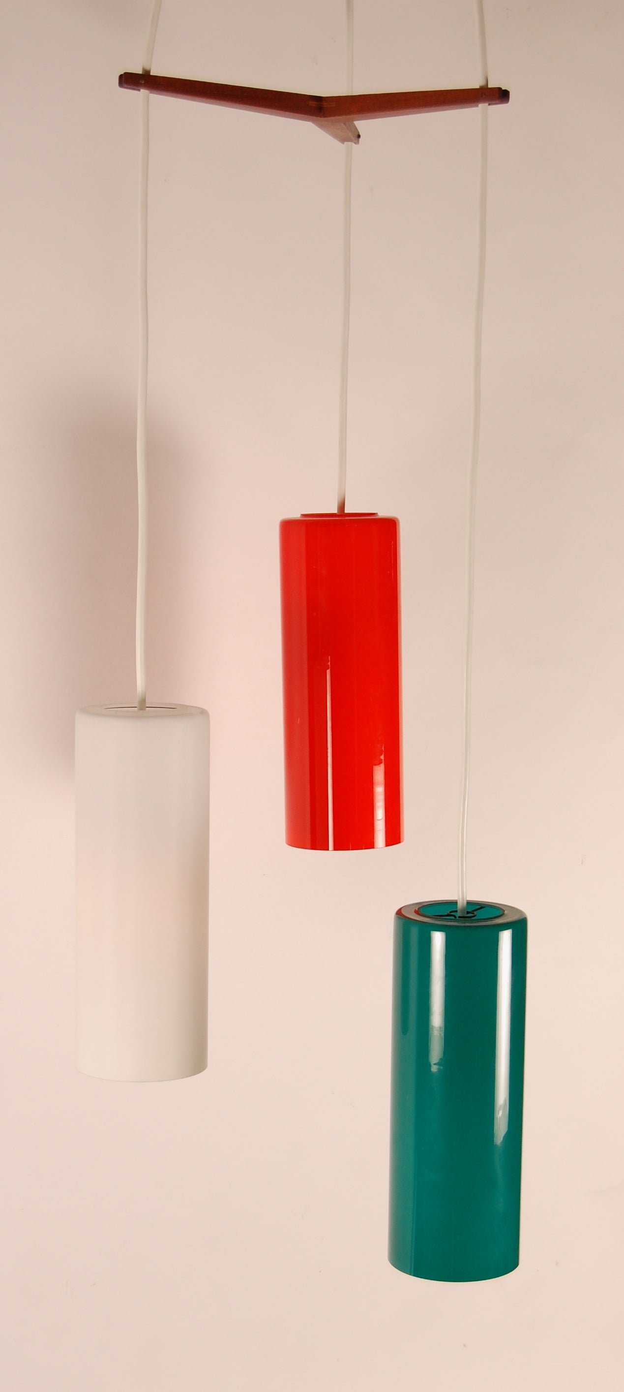 Danish Tri-Color Hanging Lamp