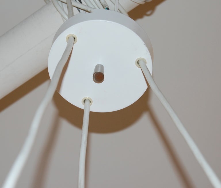 Mid-20th Century Danish Tri-Color Hanging Lamp