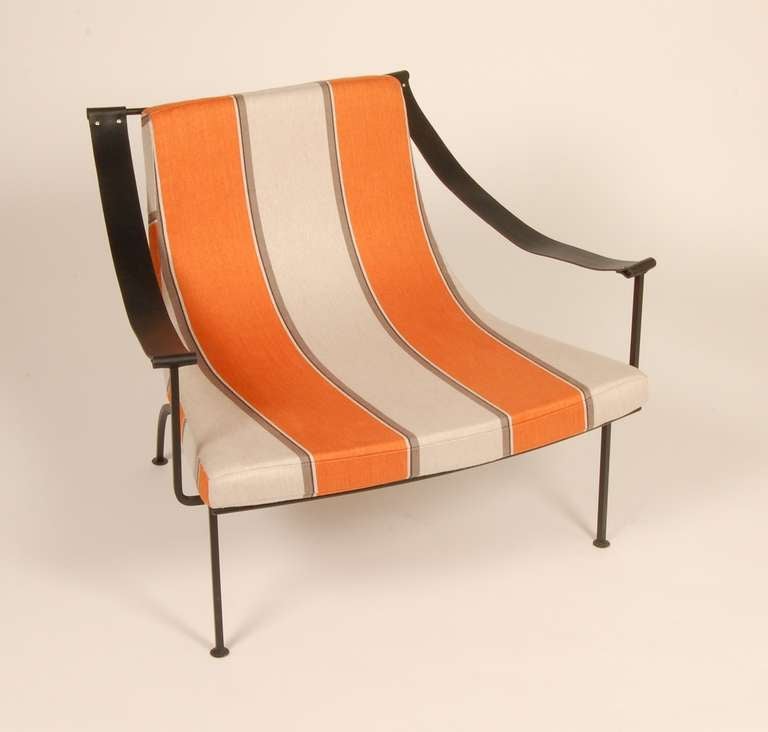 Modernist Iron Lounge Chairs 2