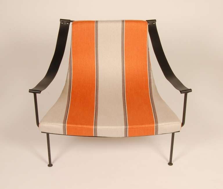 Modernist Iron Lounge Chairs 1