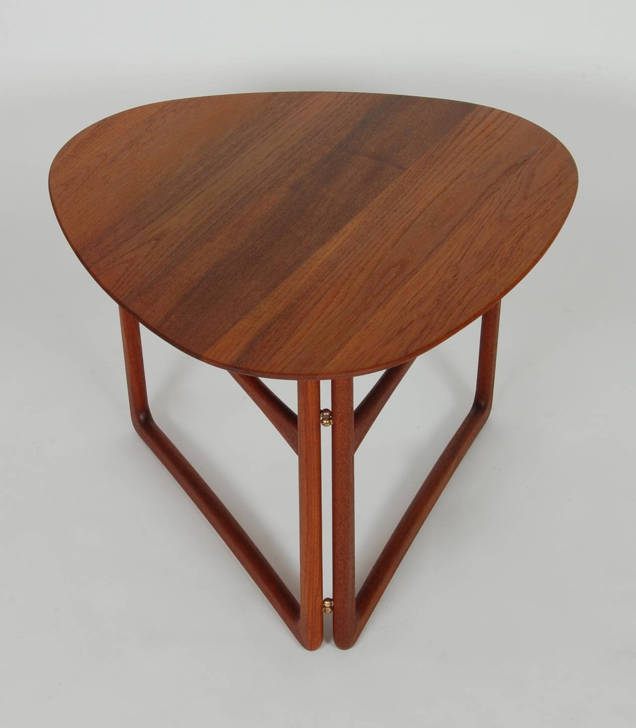 Danish Peter Hvidt Folding Side Table