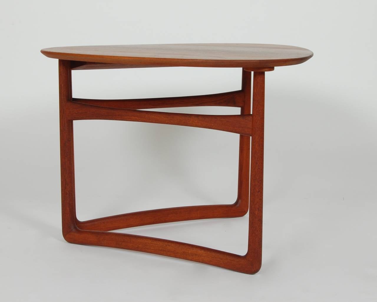 20th Century Peter Hvidt Folding Side Table