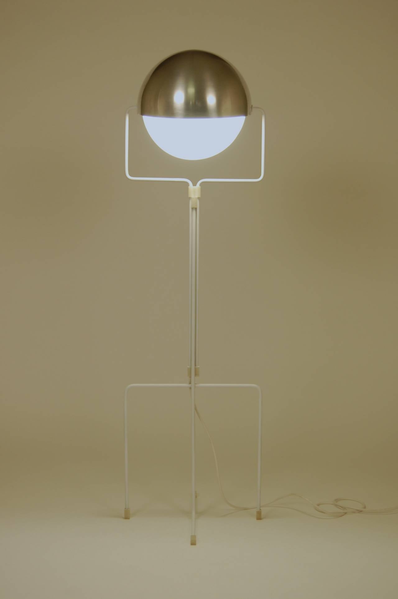 Aluminum Modernist RAAK Eclipse Floor Lamp, 1960s