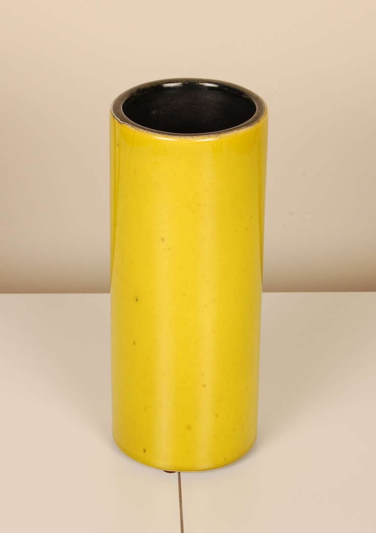 Georges Jouve 1910-1964 Cylinder Vase In Excellent Condition In San Francisco, CA