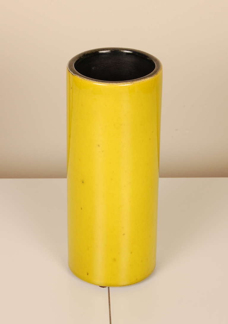 Français Vase cylindrique Georges Jouve 1910-1964
