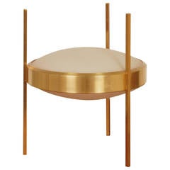 Modernist Italian Brass Table Lamp