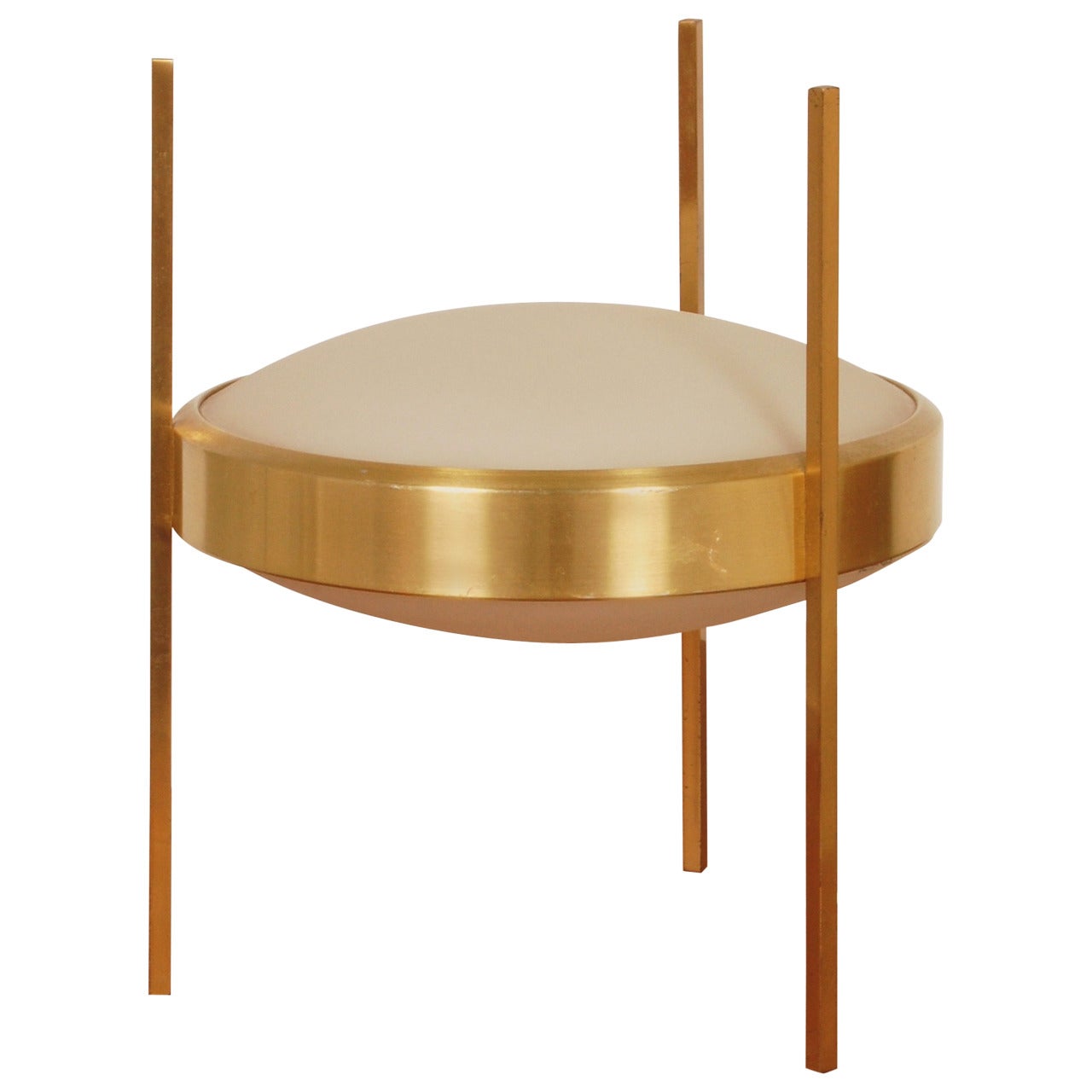 Modernist Italian Brass Table Lamp