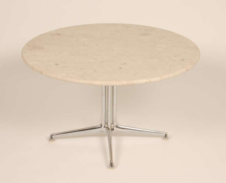 Mid-Century Modern La Fonda Marble Side Table