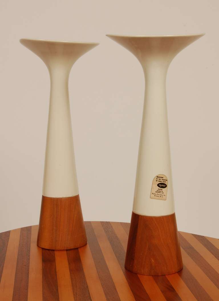 American Michael Lax Candlesticks 