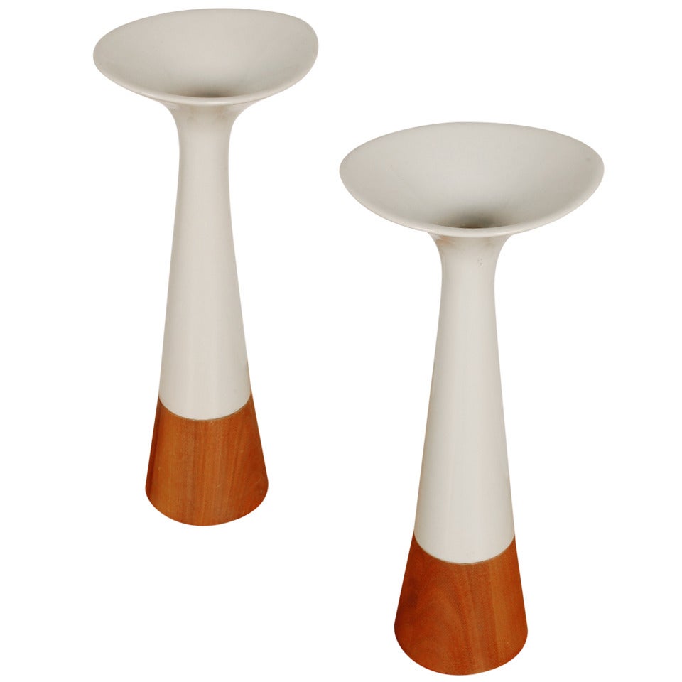 Michael Lax Candlesticks "Capri" Line