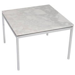Knoll Marble-Top Square Side Table