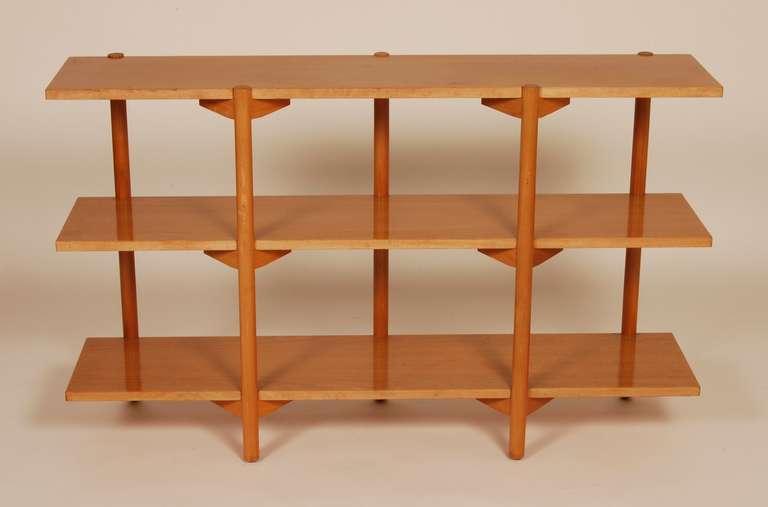 Lacquered Milo Baughman Shelf Unit