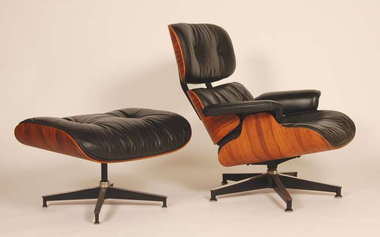 American Eames 670 / 671 Lounge Chair and Ottoman