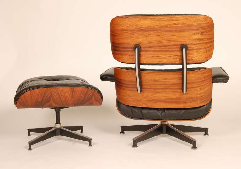 Late 20th Century Eames 670 / 671 Lounge Chair and Ottoman