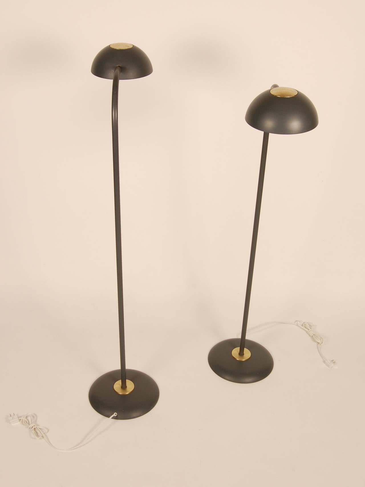 Mid-20th Century Lightolier Floor Lamps