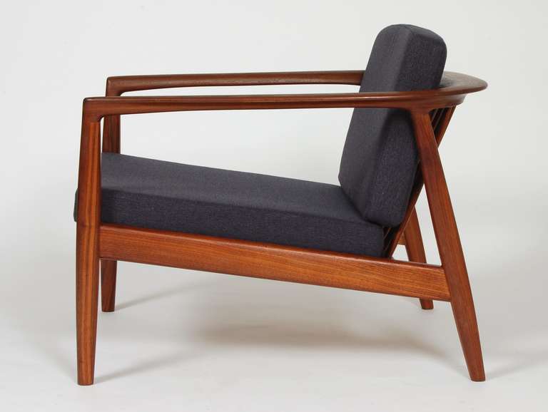 Scandinavian Modern Dux Wrap-Around Armchair