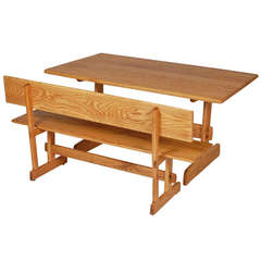 Gerald McCabe Bench & Dining Table