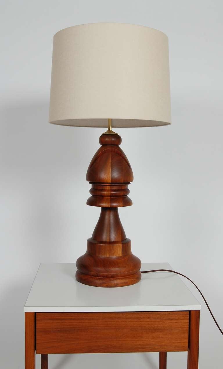 Large Bishop Chess Piece Table Lamp 2
