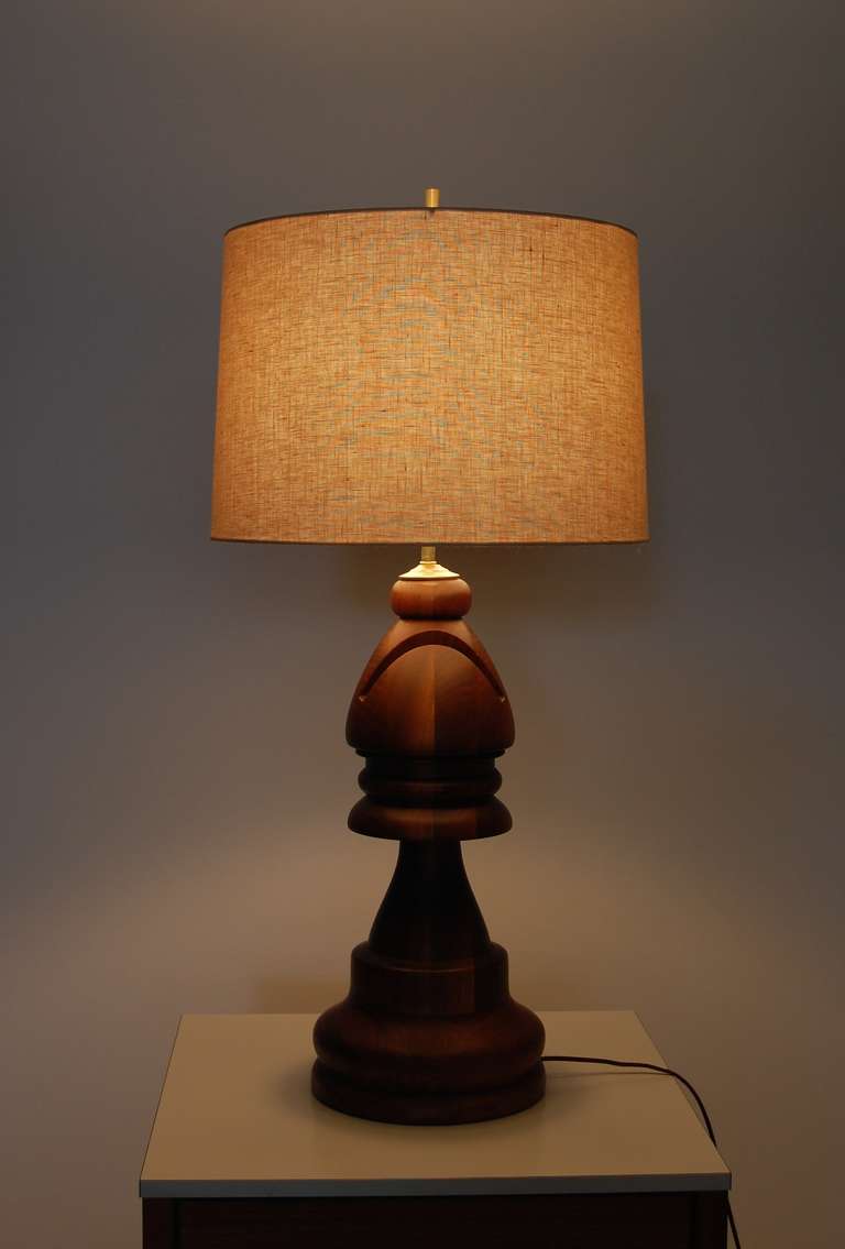 Large Bishop Chess Piece Table Lamp 1
