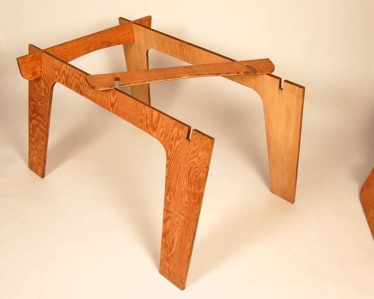 Constructivist Plywood Table 4