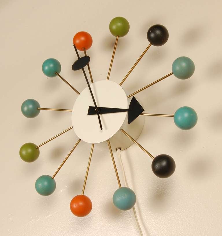 Mid-Century Modern George Nelson Ball Clock