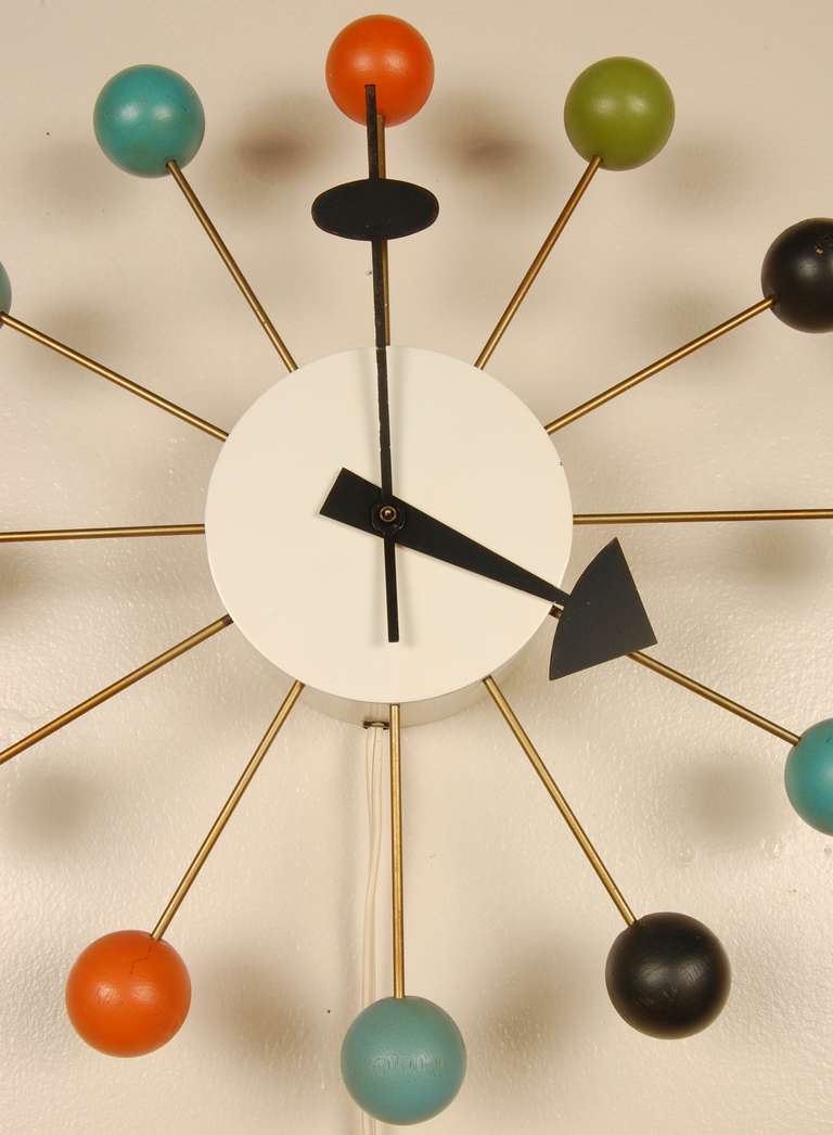 George Nelson Ball Clock In Excellent Condition In San Francisco, CA