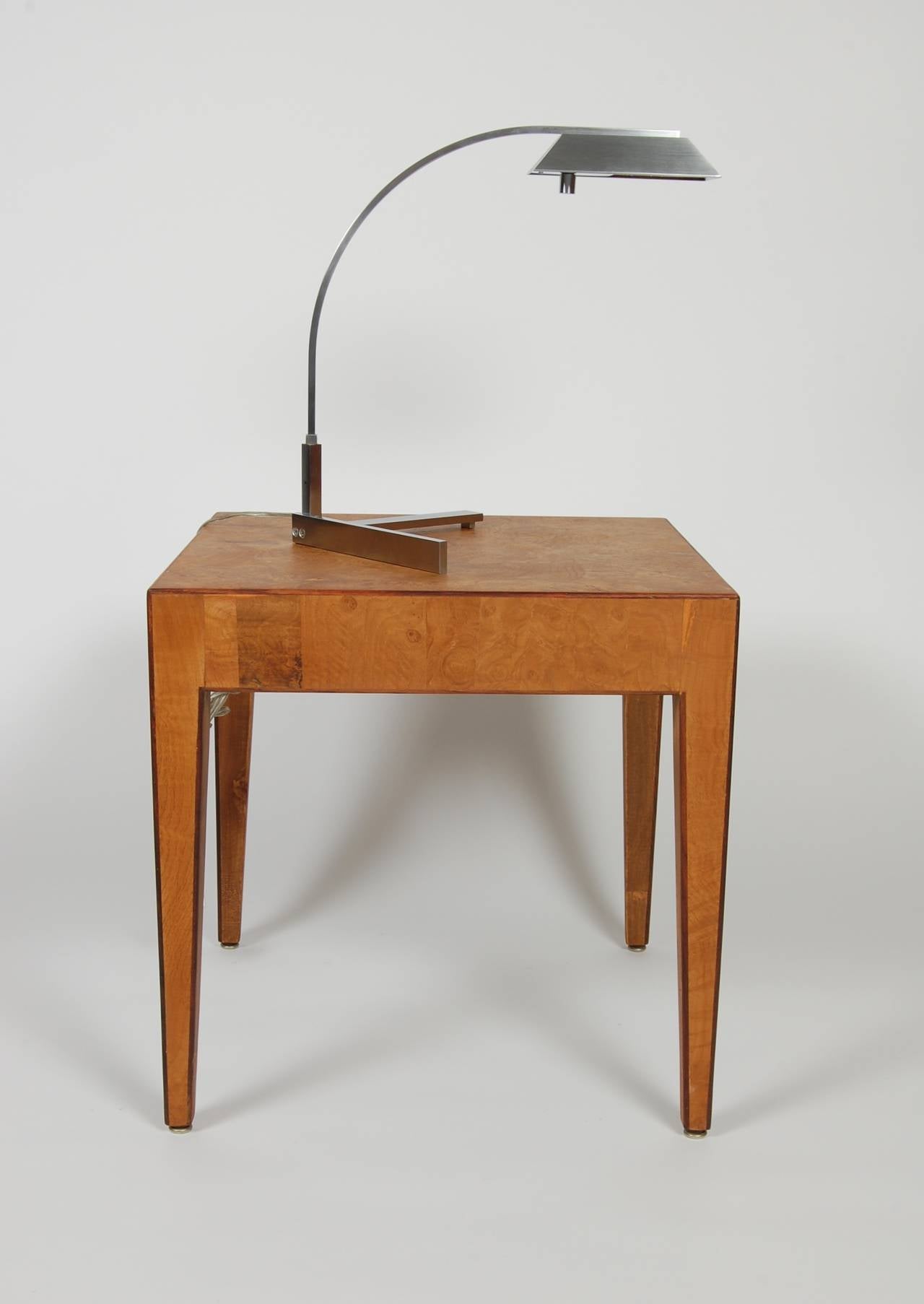 Plated Modernist Casella Table Lamp