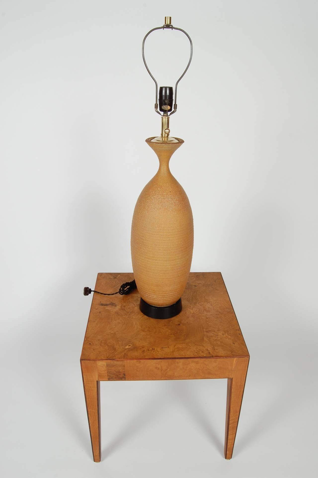 Mid-Century Modern Tall Bob Kinzie Ceramic Studio Lamp