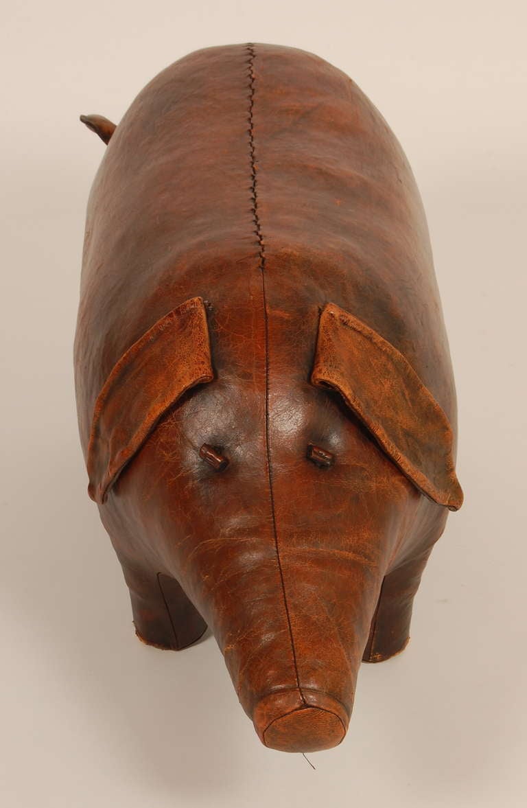 English Abercrombie & Fitch Leather Pig