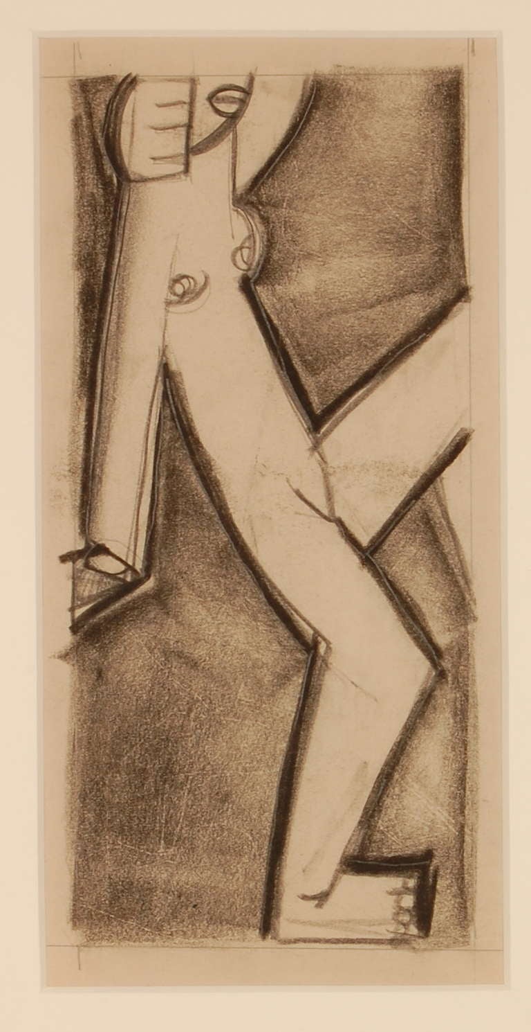 German Expressionist Figure Drawing