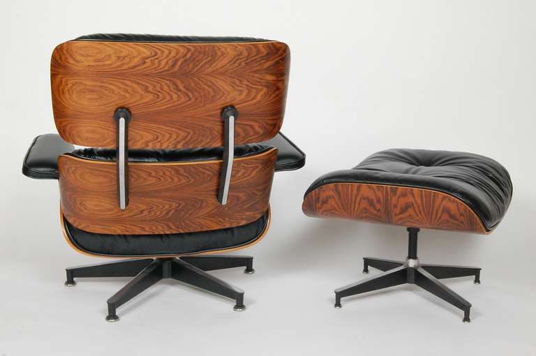 Leather 1970's Eames Lounge & Ottoman