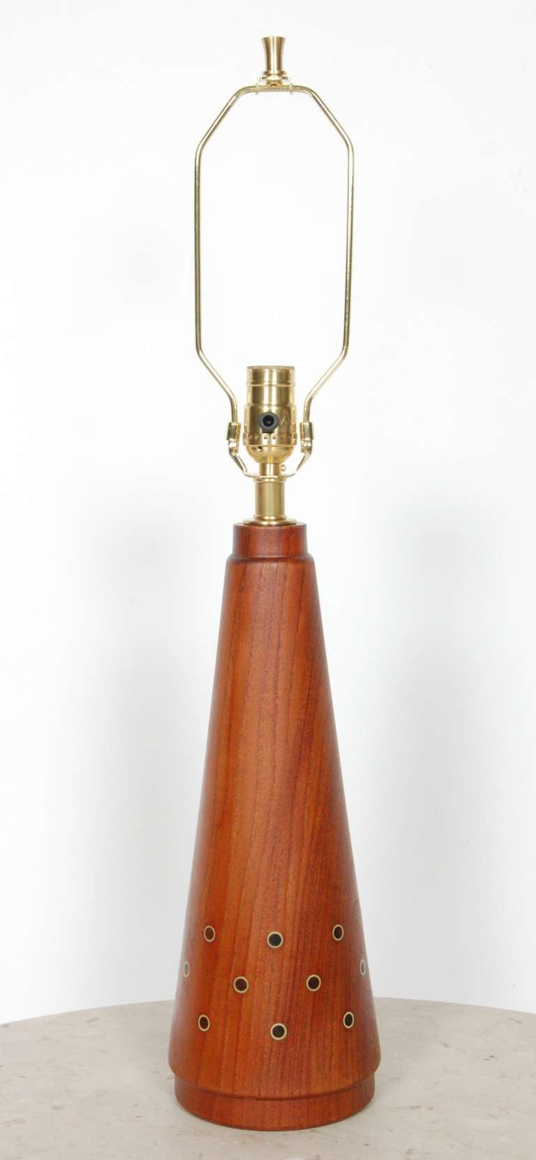 Mid-Century Modern Danish Modern Teak Table Lamp